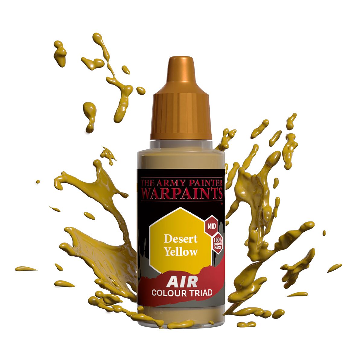 Army Painter - Warpaints Air - Desert Yellow Acrylic Paint 18ml