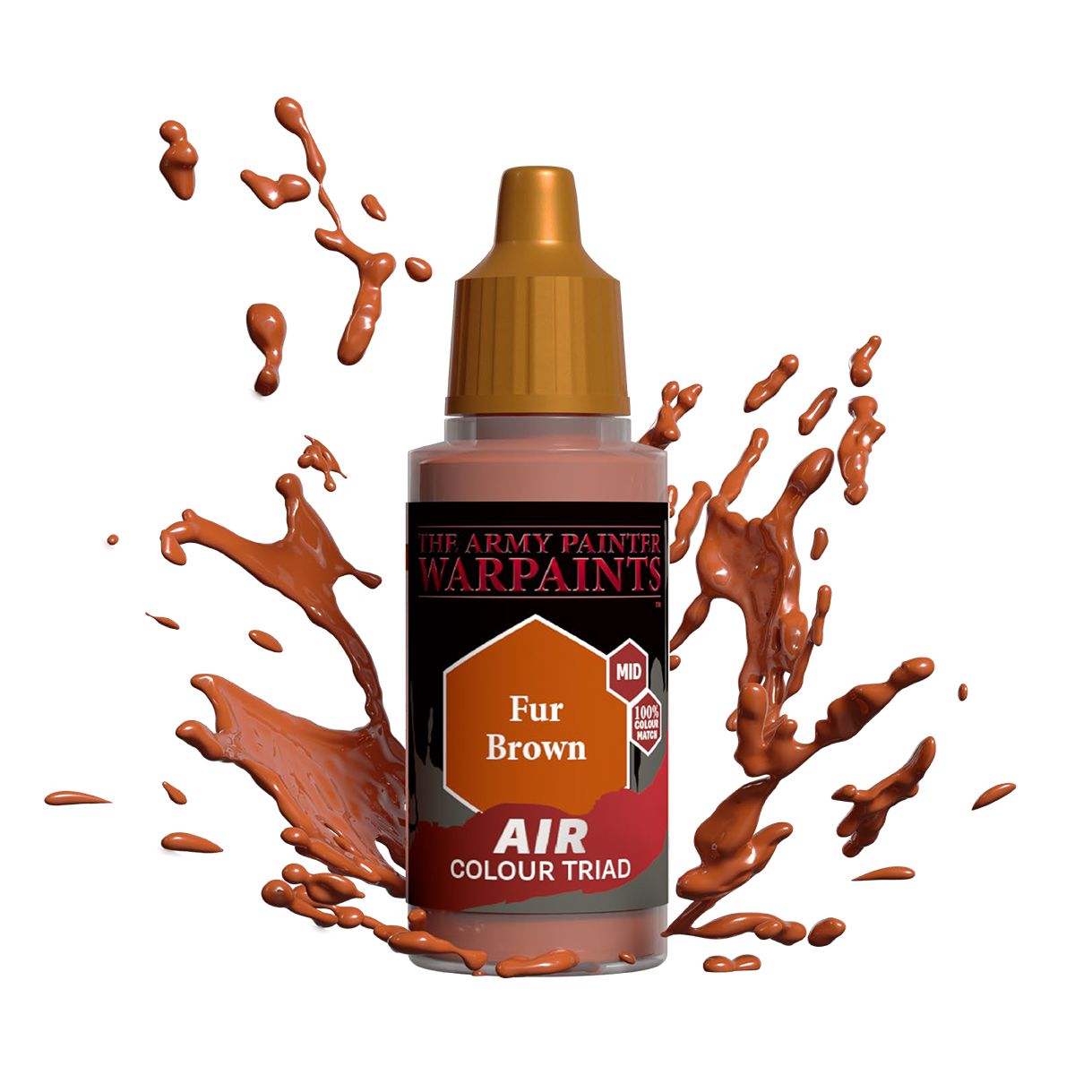 Army Painter - Warpaints Air - Fur Brown Acrylic Paint 18ml