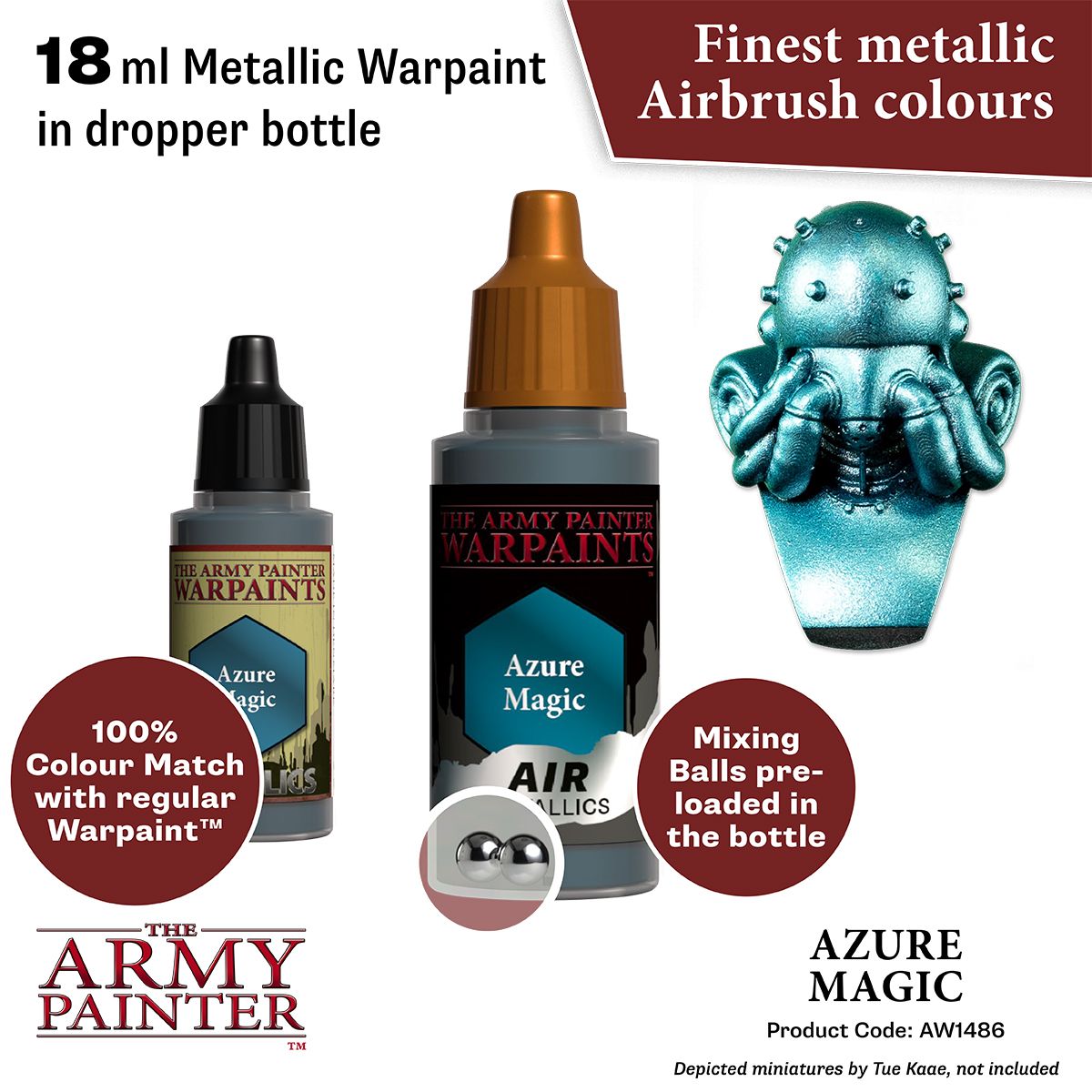 Army Painter - Metallics - Air Azure Magic Acrylic Paint 18ml