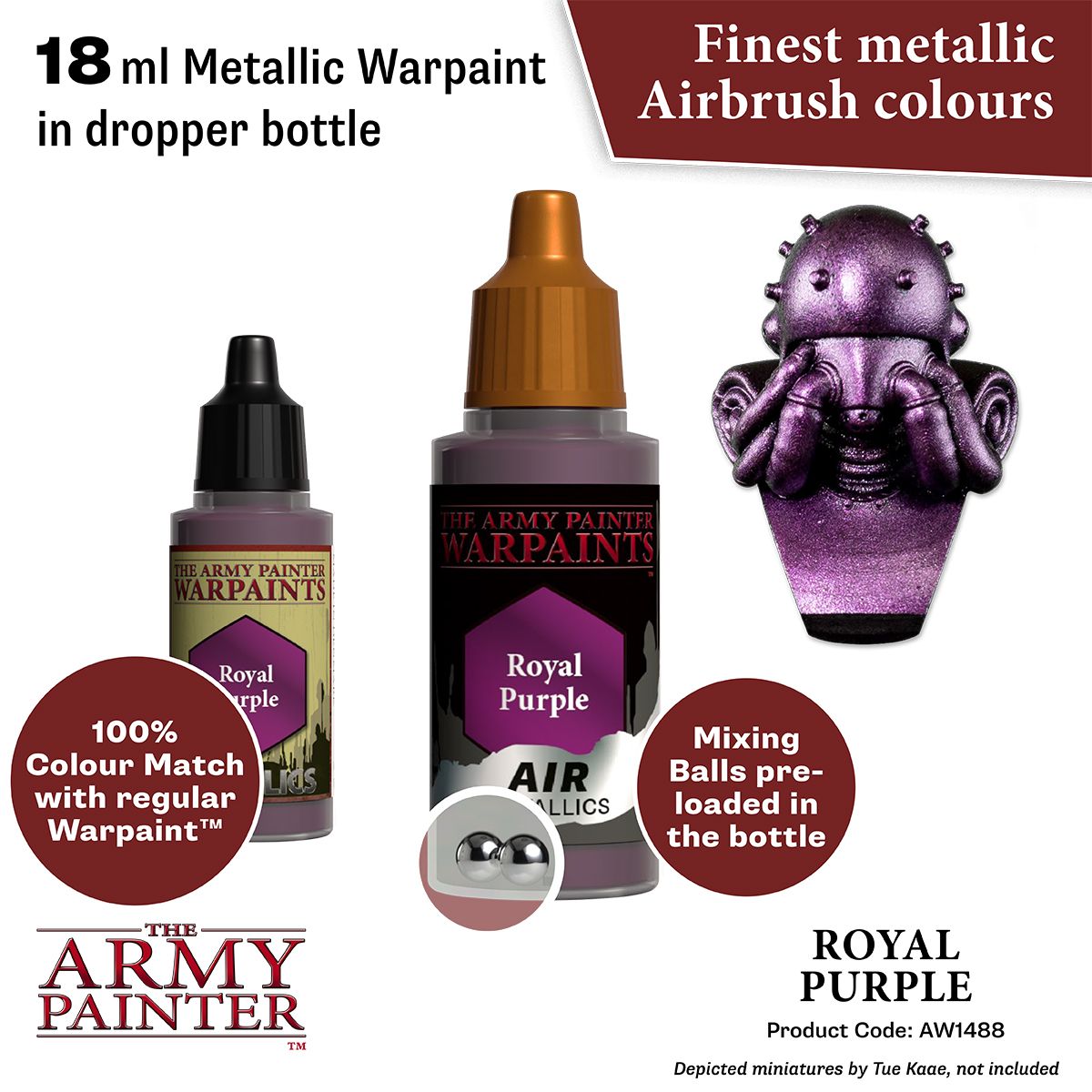Army Painter - Metallics - Air Royal Purple Acrylic Paint 18ml