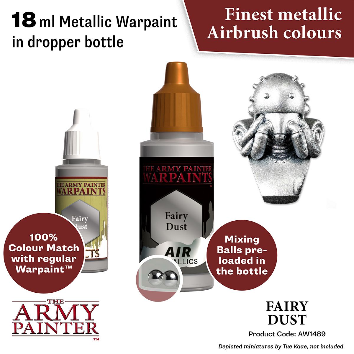 Army Painter - Metallics - Air Fairy Dust Acrylic Paint 18ml