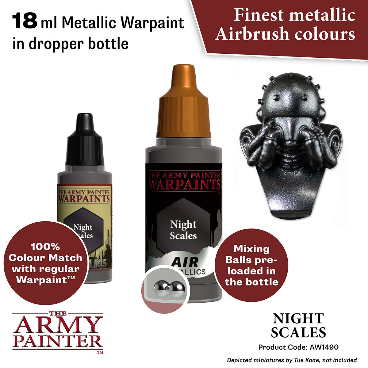 Army Painter - Metallics - Air Night Scales Acrylic Paint 18ml