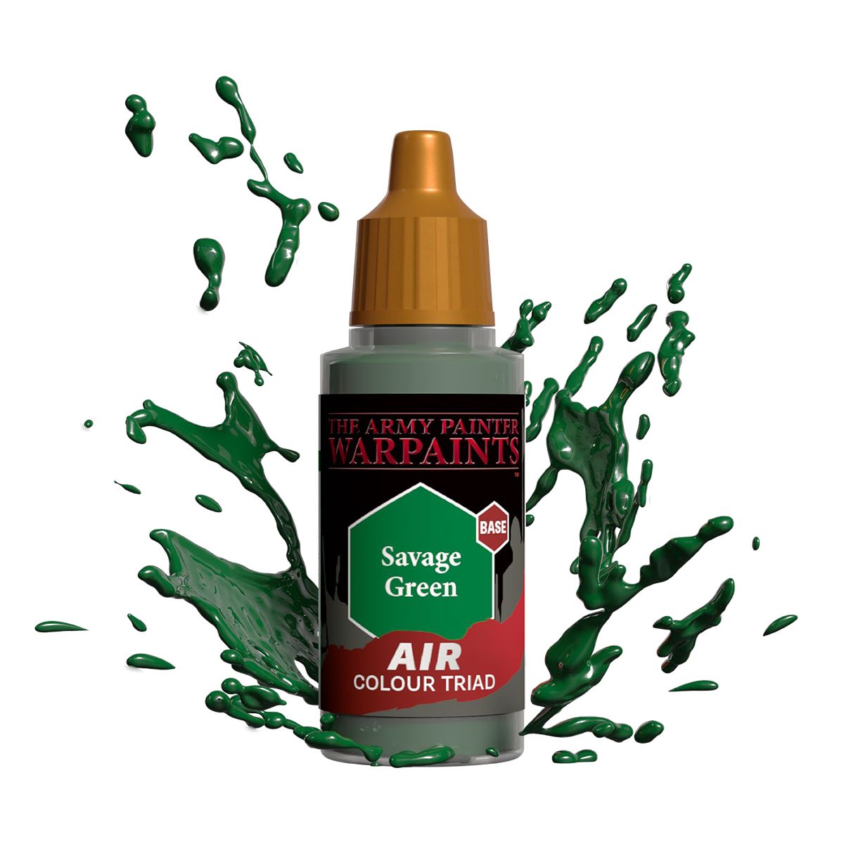 Army Painter - Warpaints Air - Savage Green Acrylic Paint 18ml