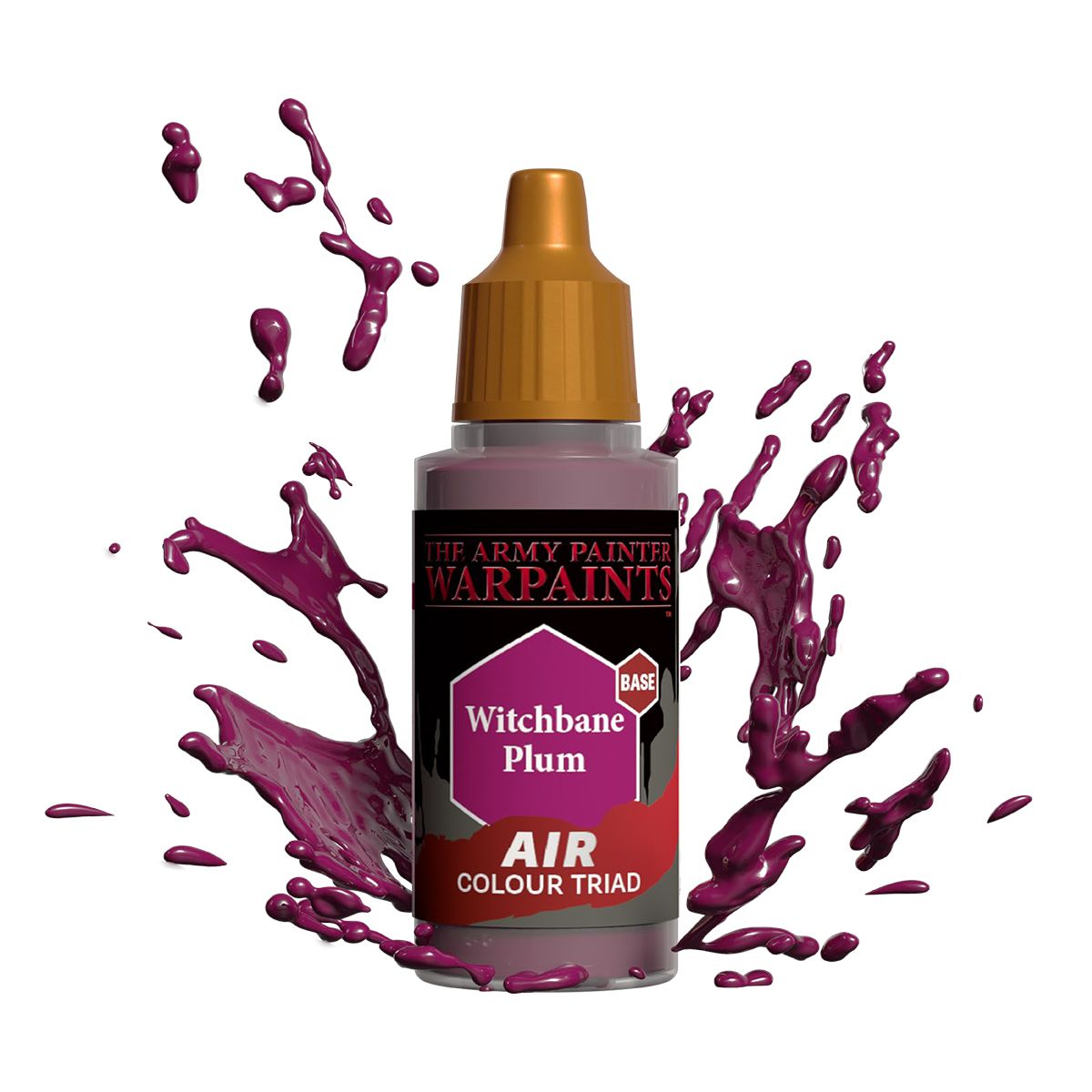 Army Painter - Warpaints Air - Witchbane Plum Acrylic Paint 18ml