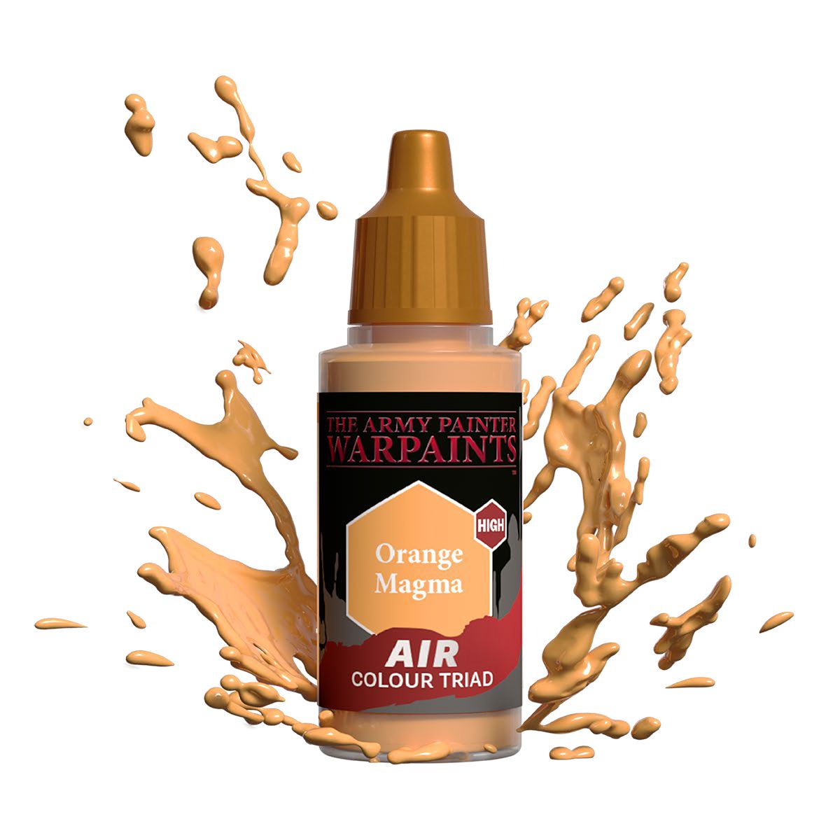 Army Painter - Warpaints Air - Orange Magma Acrylic Paint 18ml