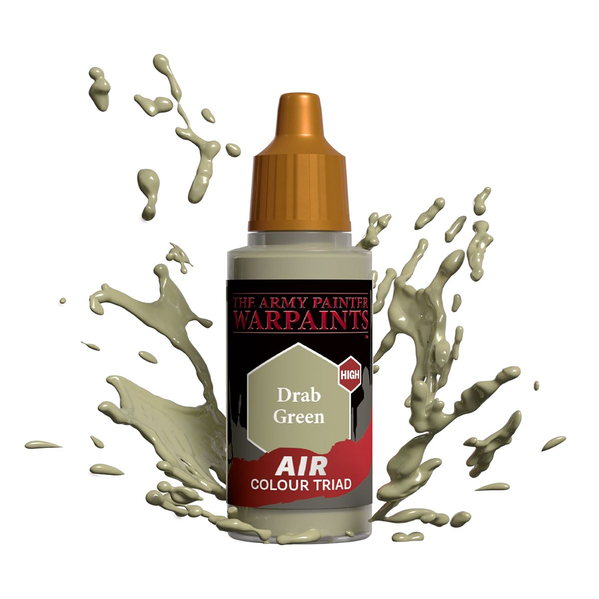 Army Painter - Warpaints Air - Drab Green Acrylic Paint 18ml