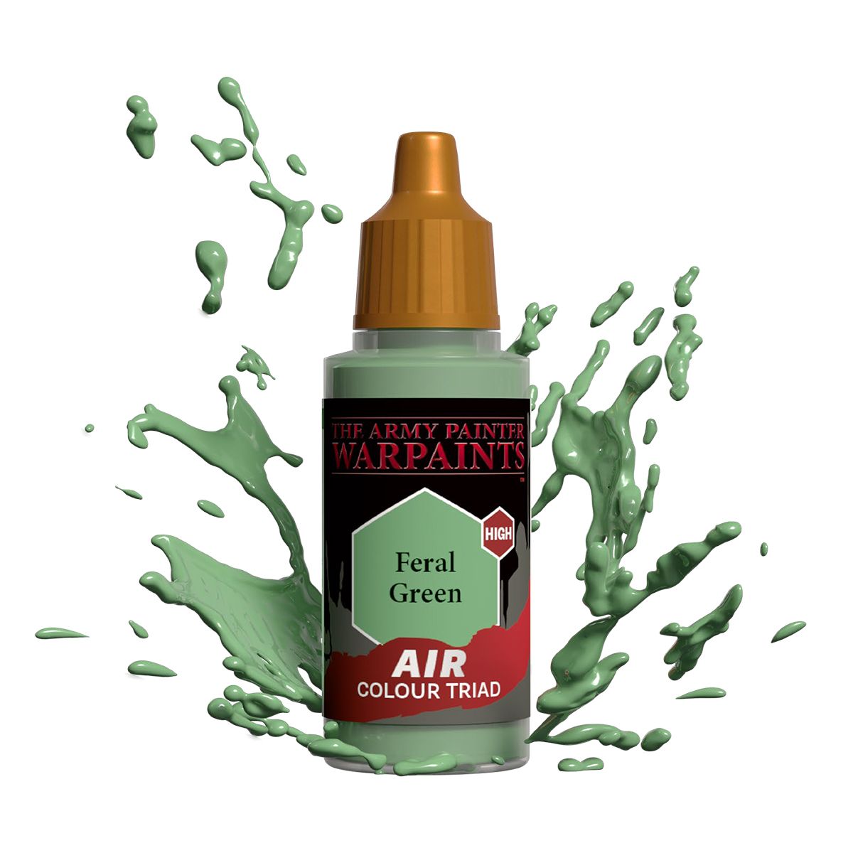 Army Painter - Warpaints Air - Feral Green Acrylic Paint 18ml