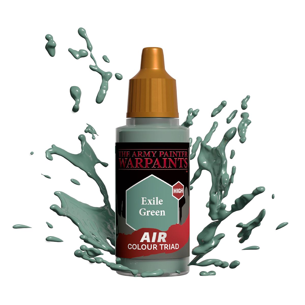 Army Painter - Warpaints Air - Exile Green Acrylic Paint 18ml