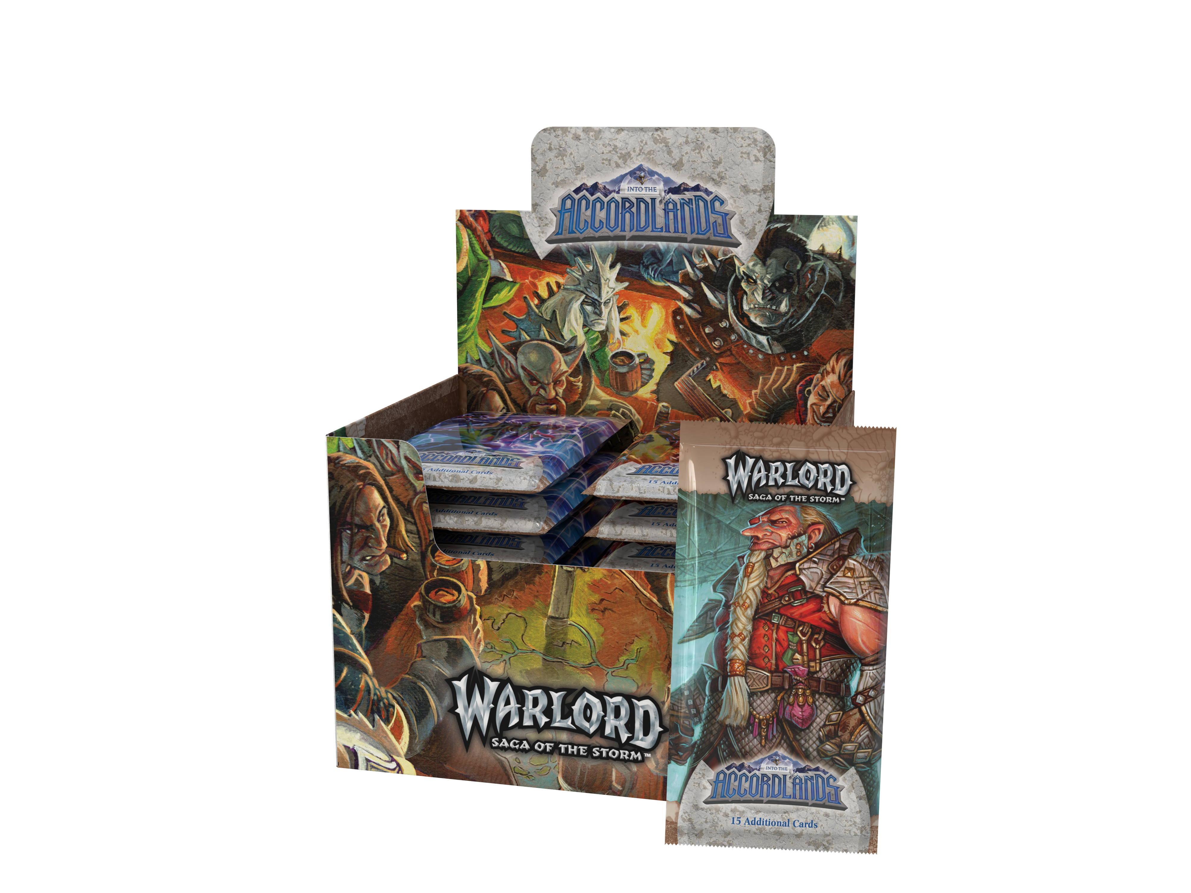 Warlord - Saga of the Storm - Into the Accordlands Booster Display