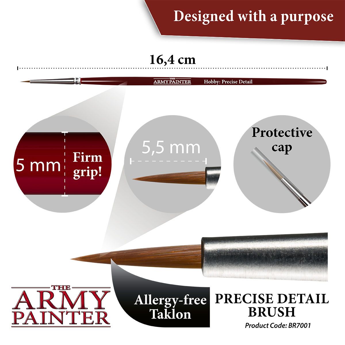 Army Painter - Brushes - Hobby Brush - Precise Detail