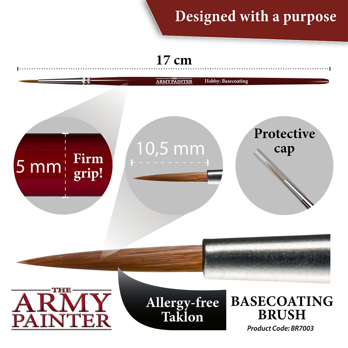 Army Painter - Brushes - Hobby Brush - Basecoating