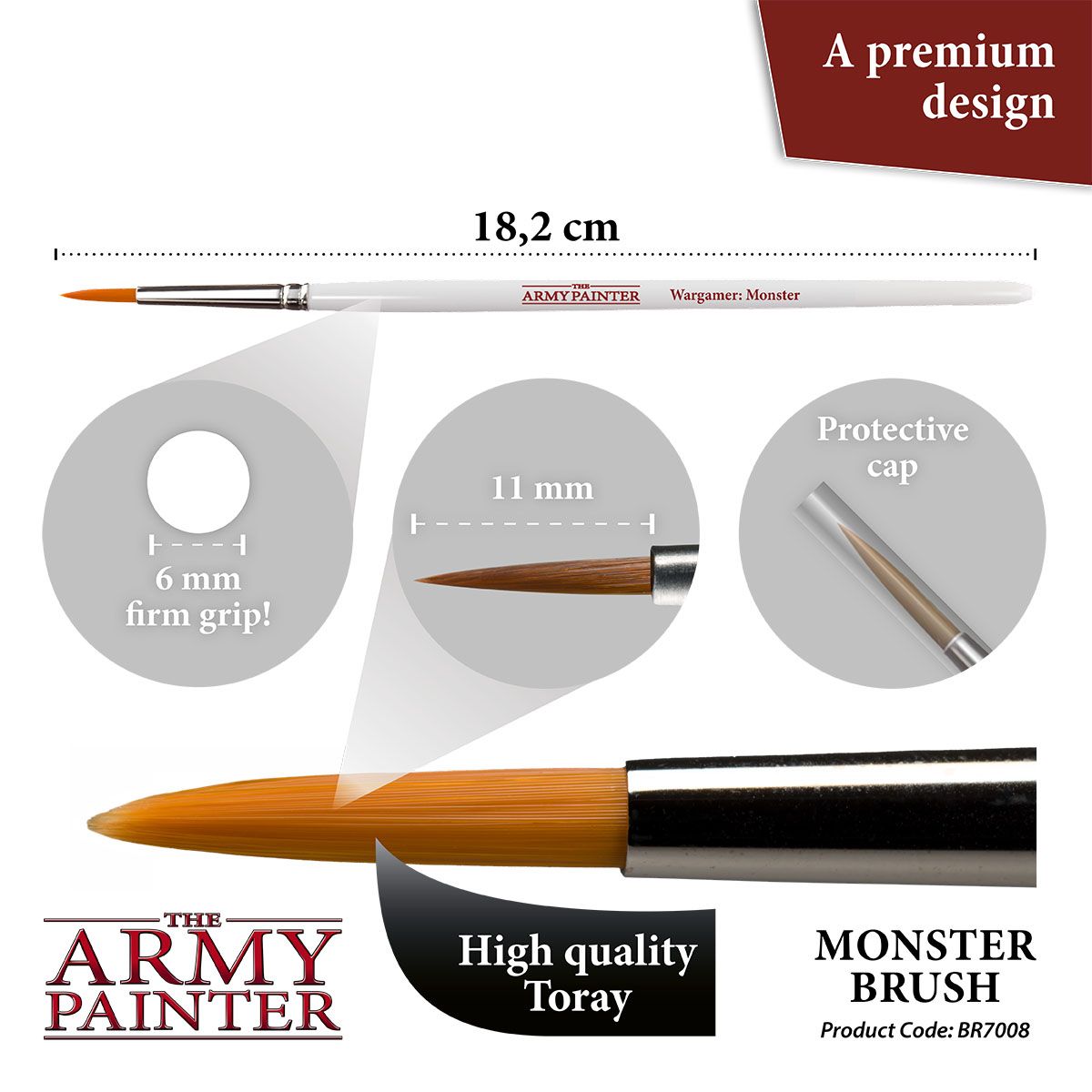 Army Painter - Brushes - Wargamer Brush - Monster