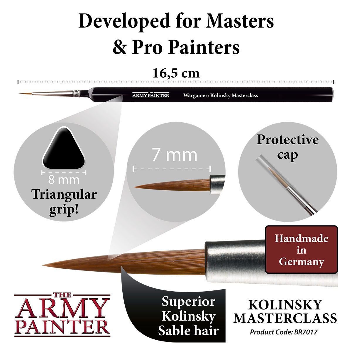 Army Painter - Brushes - Wargamer Masterclass Brush