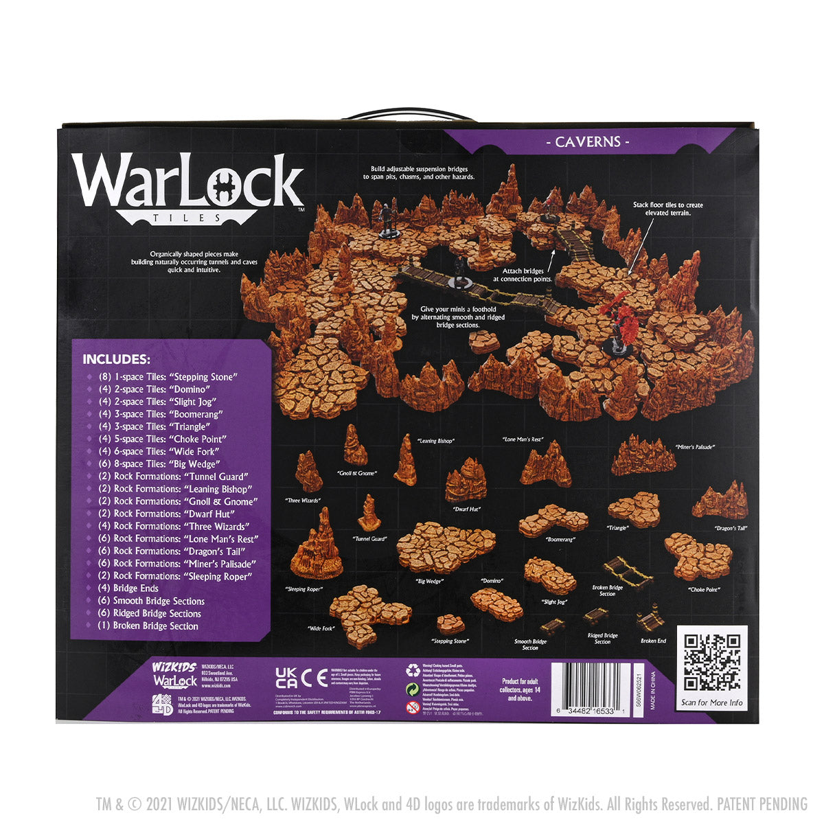 WarLock Tiles Caverns Base Set