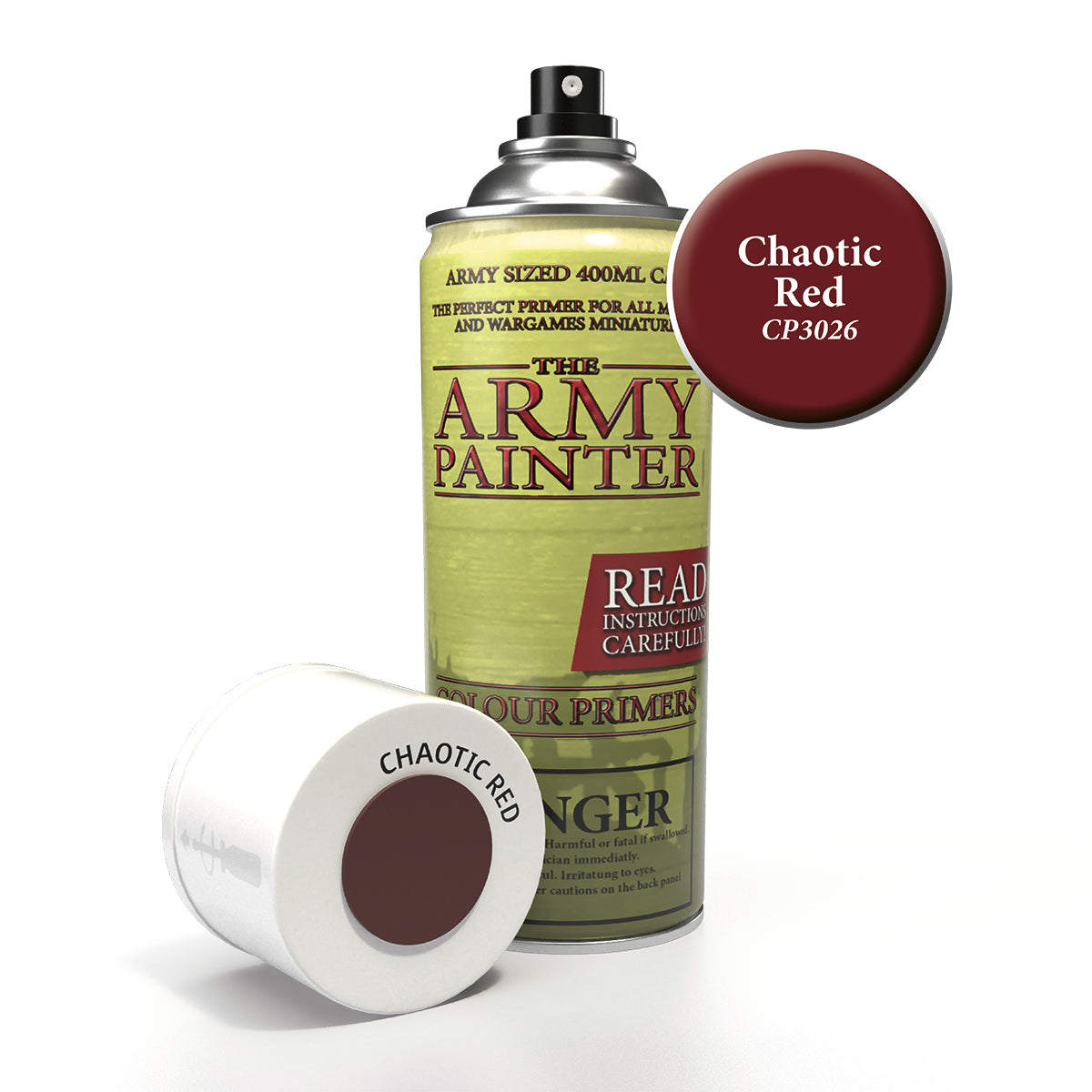 Army Painter Aerosol Spray Primer - Chaotic Red 400ml