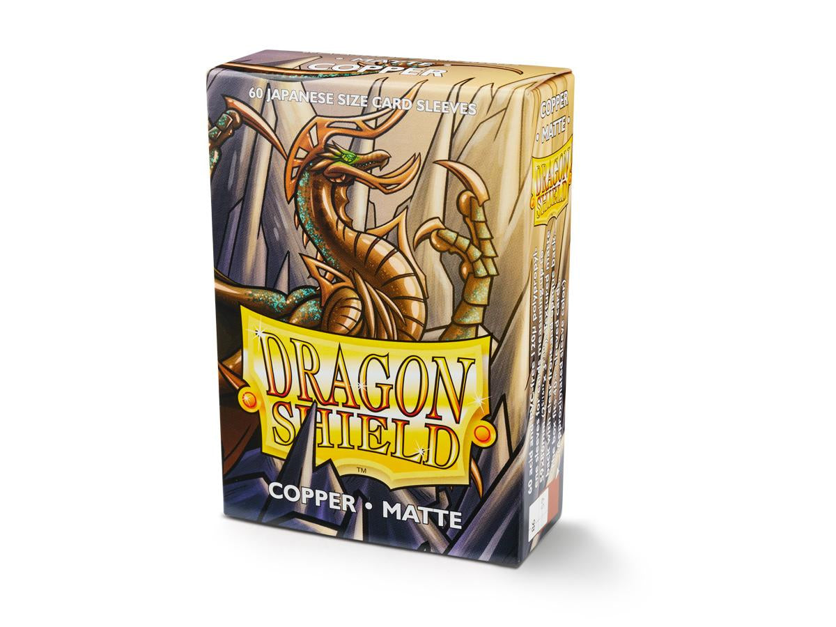 Dragon Shield: Japanese Size Sleeves – Matte – Copper