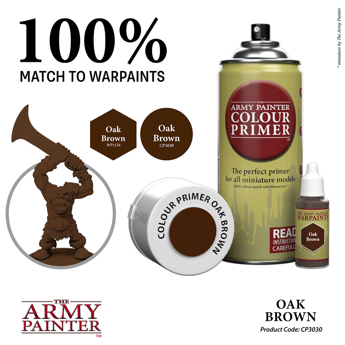 Army Painter Aerosol Spray Primer - Oak Brown 400ml