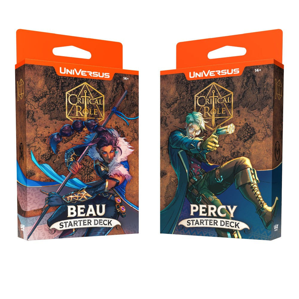 UniVersus Critical Role: Heroes of Exandria Starter Deck Display