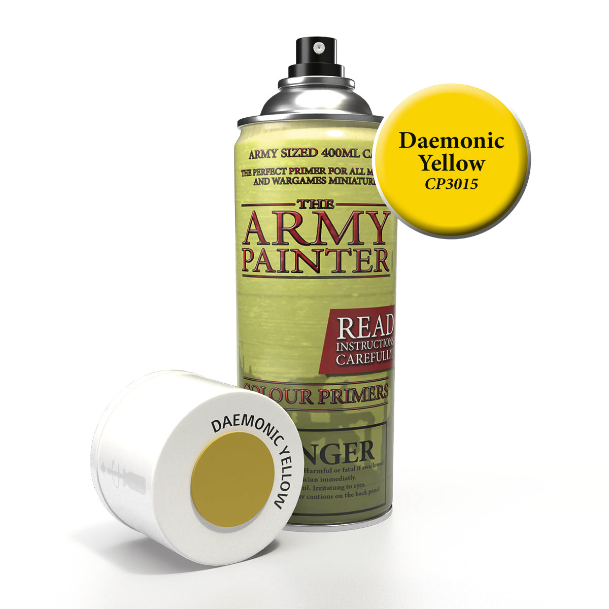 Army Painter Aerosol Spray Primer - Daemonic Yellow 400ml