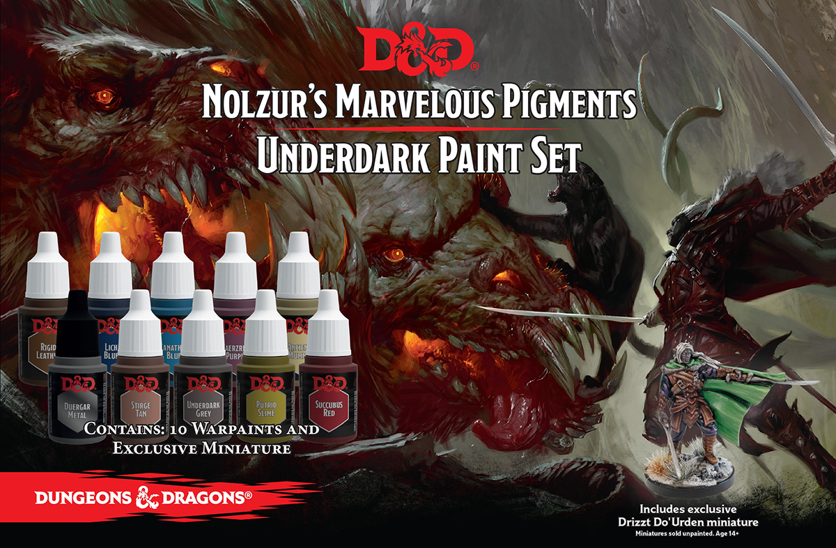 Army Painter - D&D Nolzurs Marvelous Pigments Underdark Paint Set