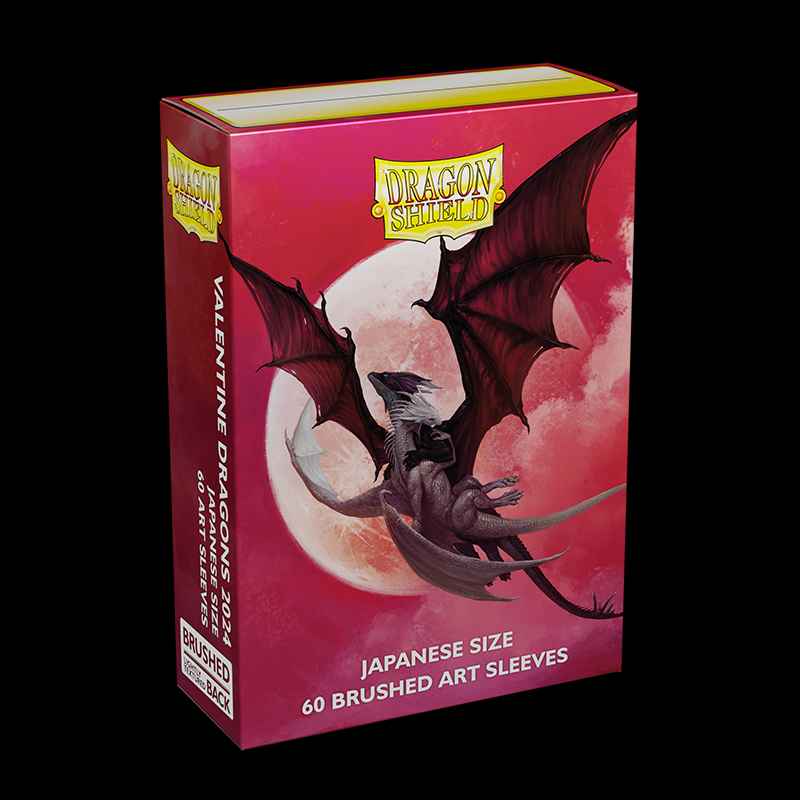 Dragon Shield: Japanese Size Sleeves – Brushed Art – Valentine 2024