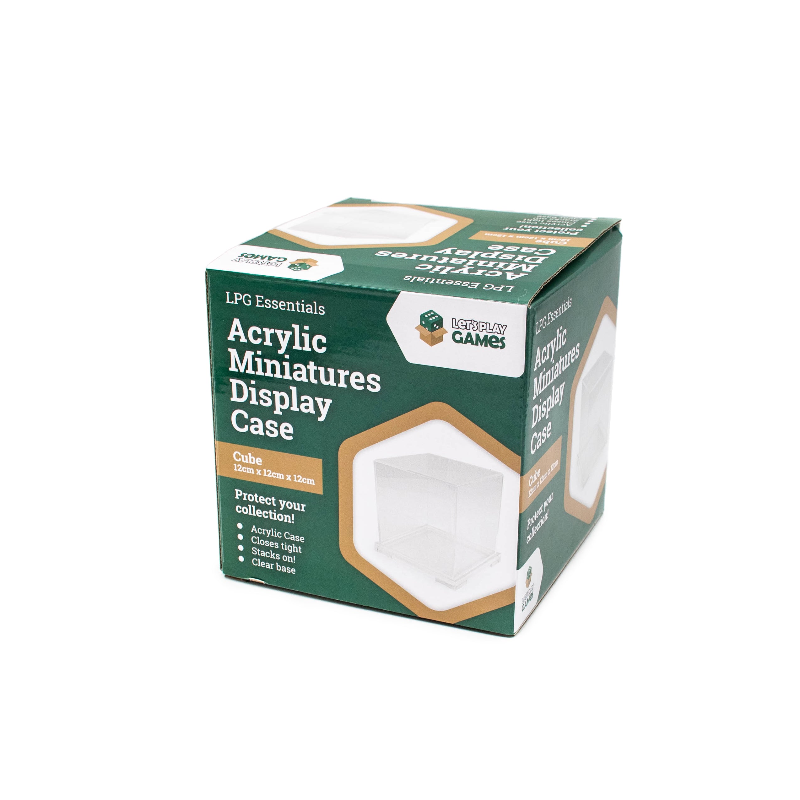 LPG Acrylic Miniatures Display Case - Cube