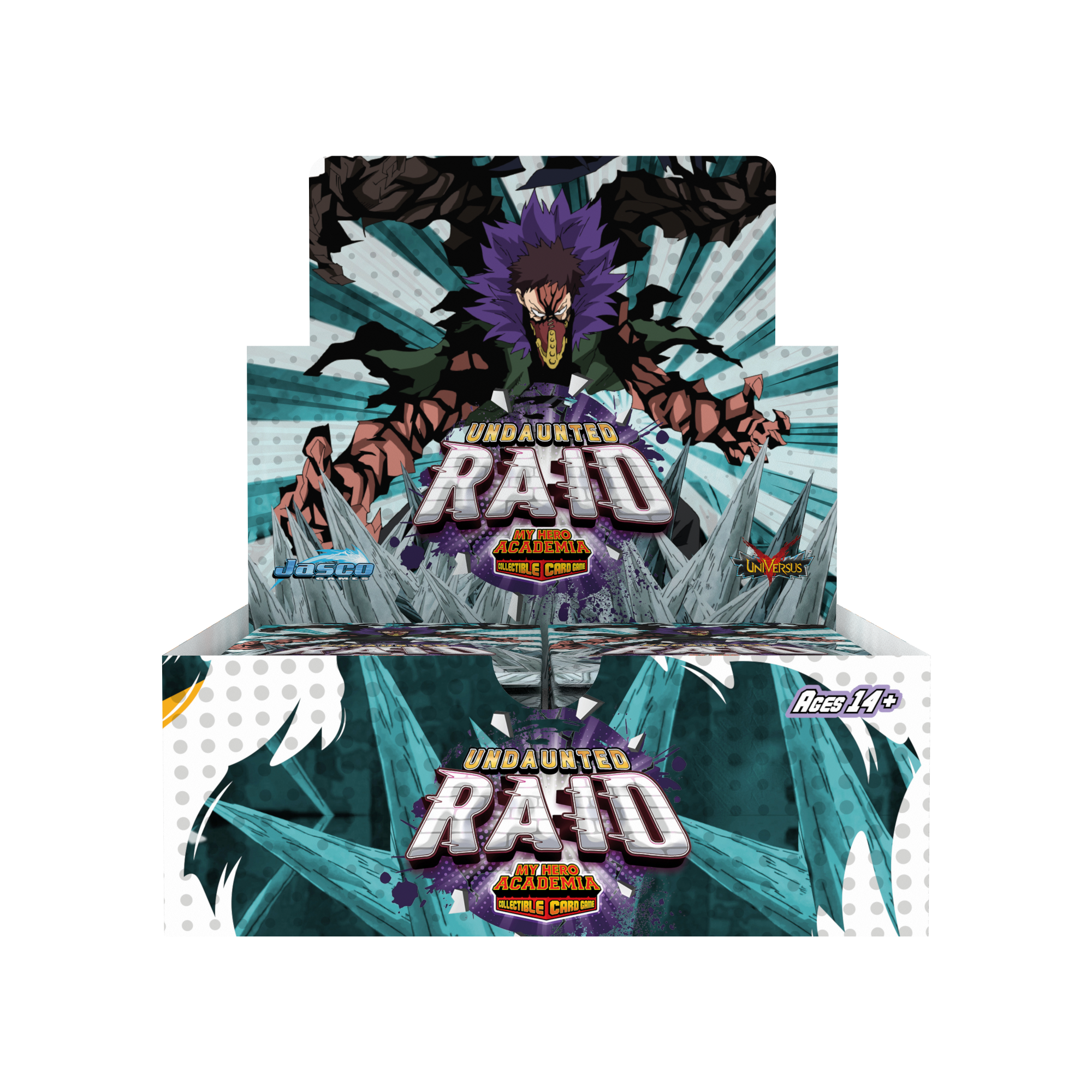 UniVersus My Hero Academia: Undaunted Raid Booster Display