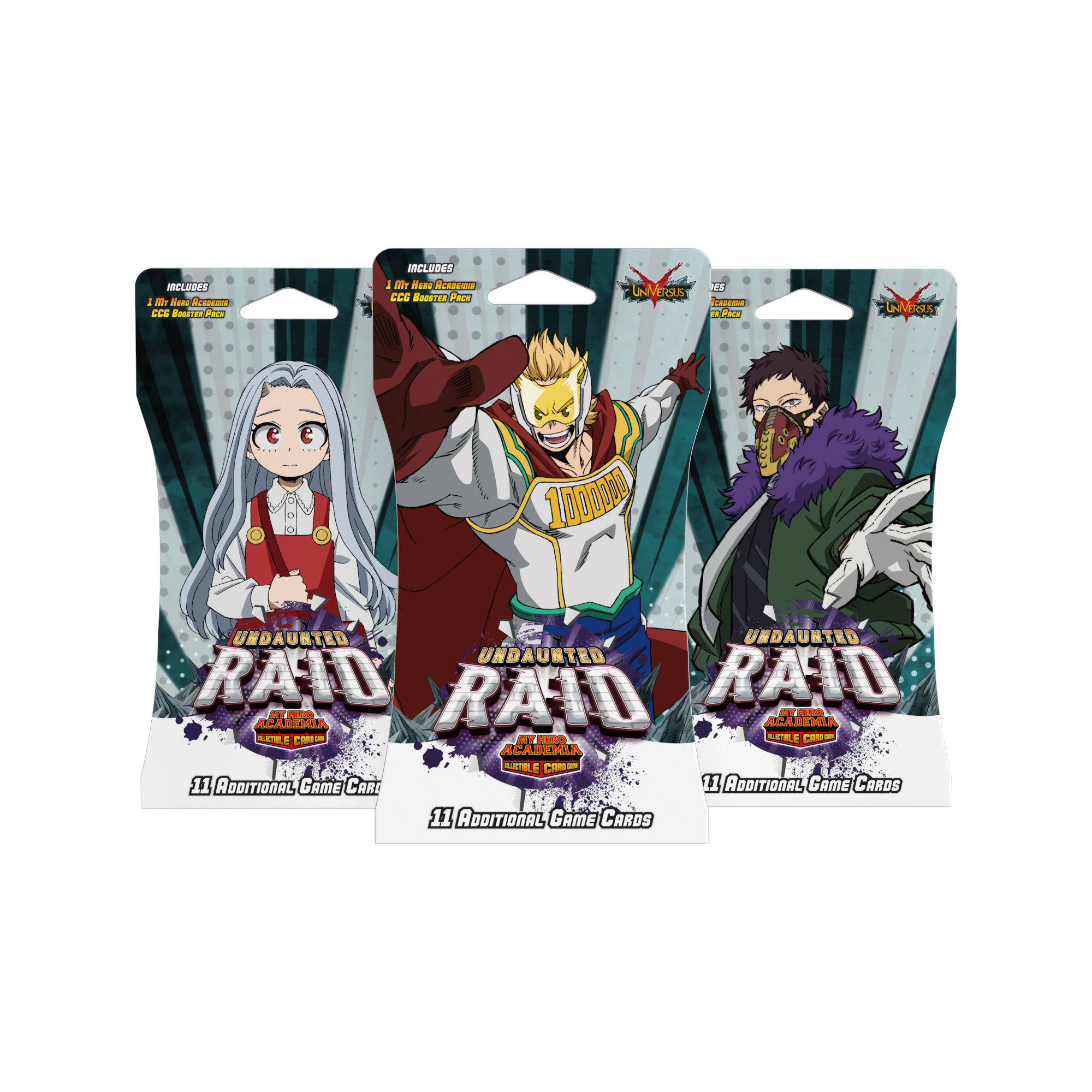 UniVersus My Hero Academia: Undaunted Raid Hanging Booster Pack
