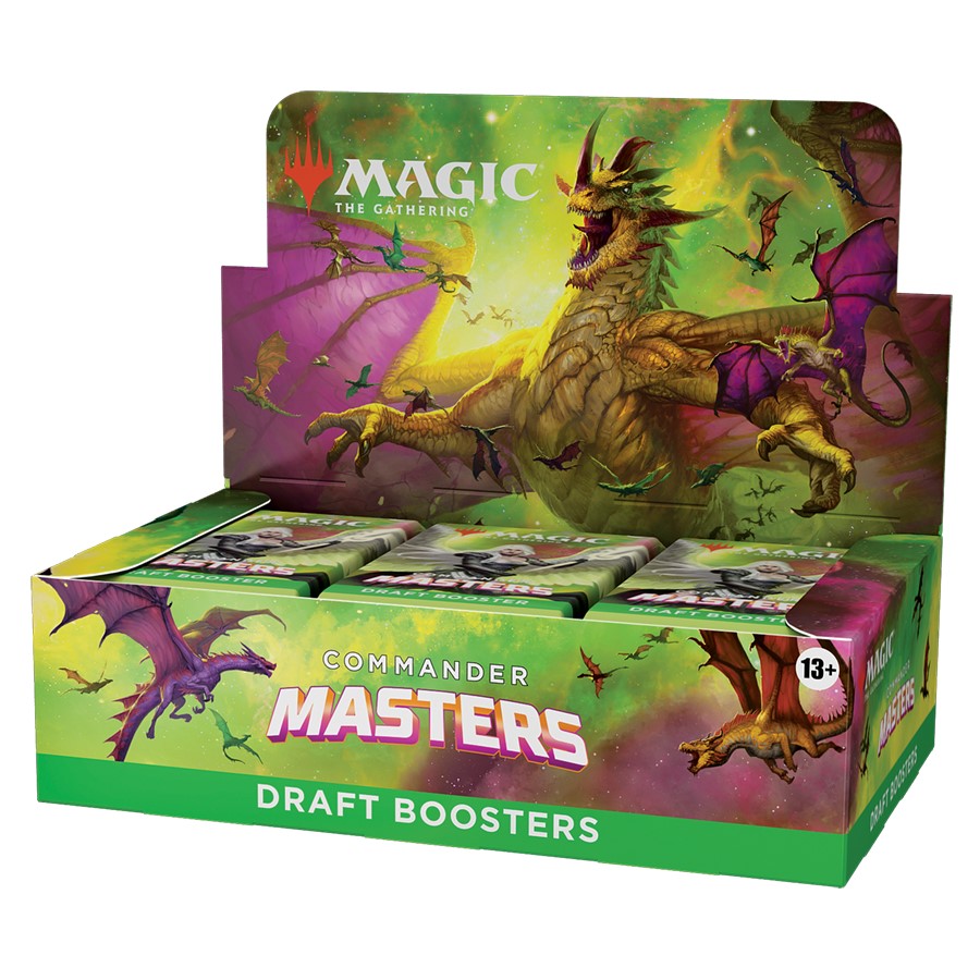 Magic Commander Masters Draft Booster Display