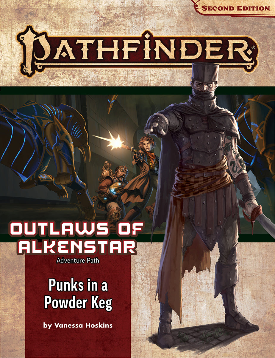 Pathfinder Second Edition: Adventure Path Outlaws of Alkenstar #1 Punk ...