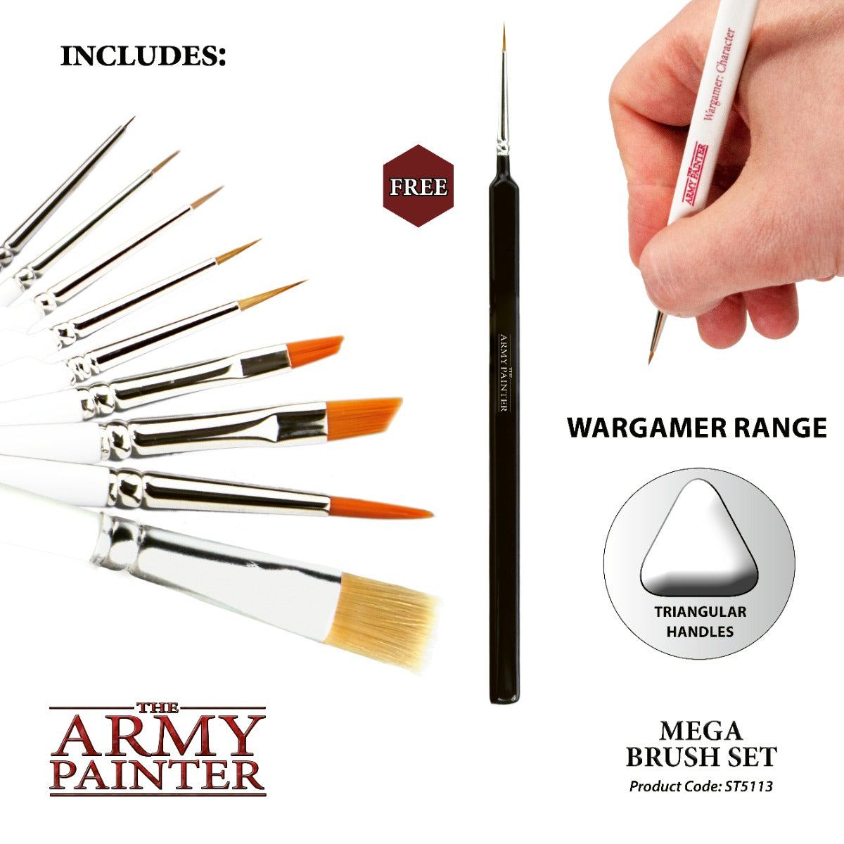 Army Painter - Starter Set - Mega Brush Set