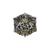 LPG Dice Dragon Rage Dice Set Chrome/Gold