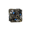 LPG Dice Dragon Eye Dice Set Tarnished Gold/Blue