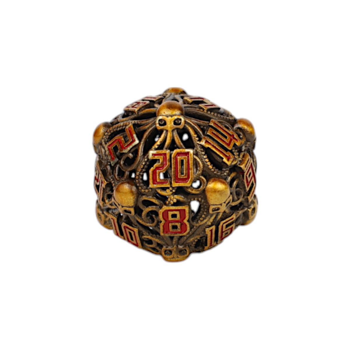 LPG Dice Tentacular Dice Set Ancient Bronze