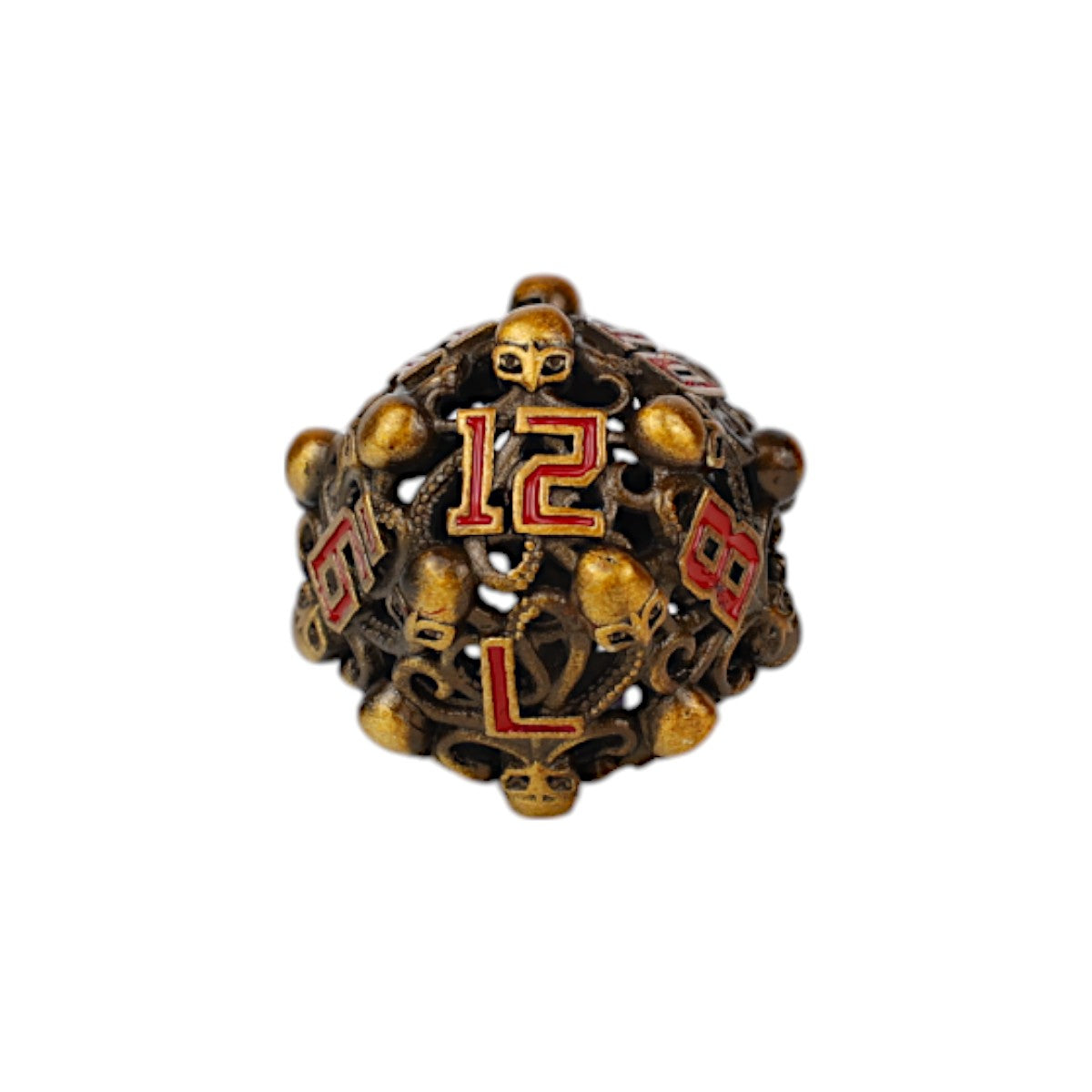 LPG Dice Tentacular Dice Set Ancient Bronze