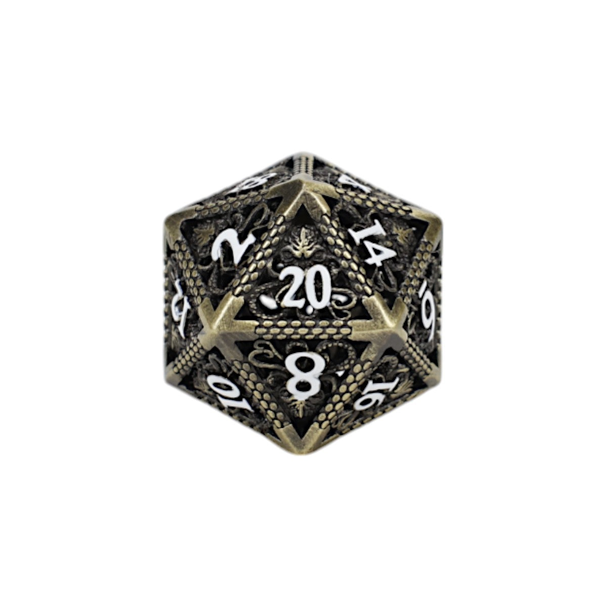 LPG Dice Strange Aeon Dice Set Tarnished Gold