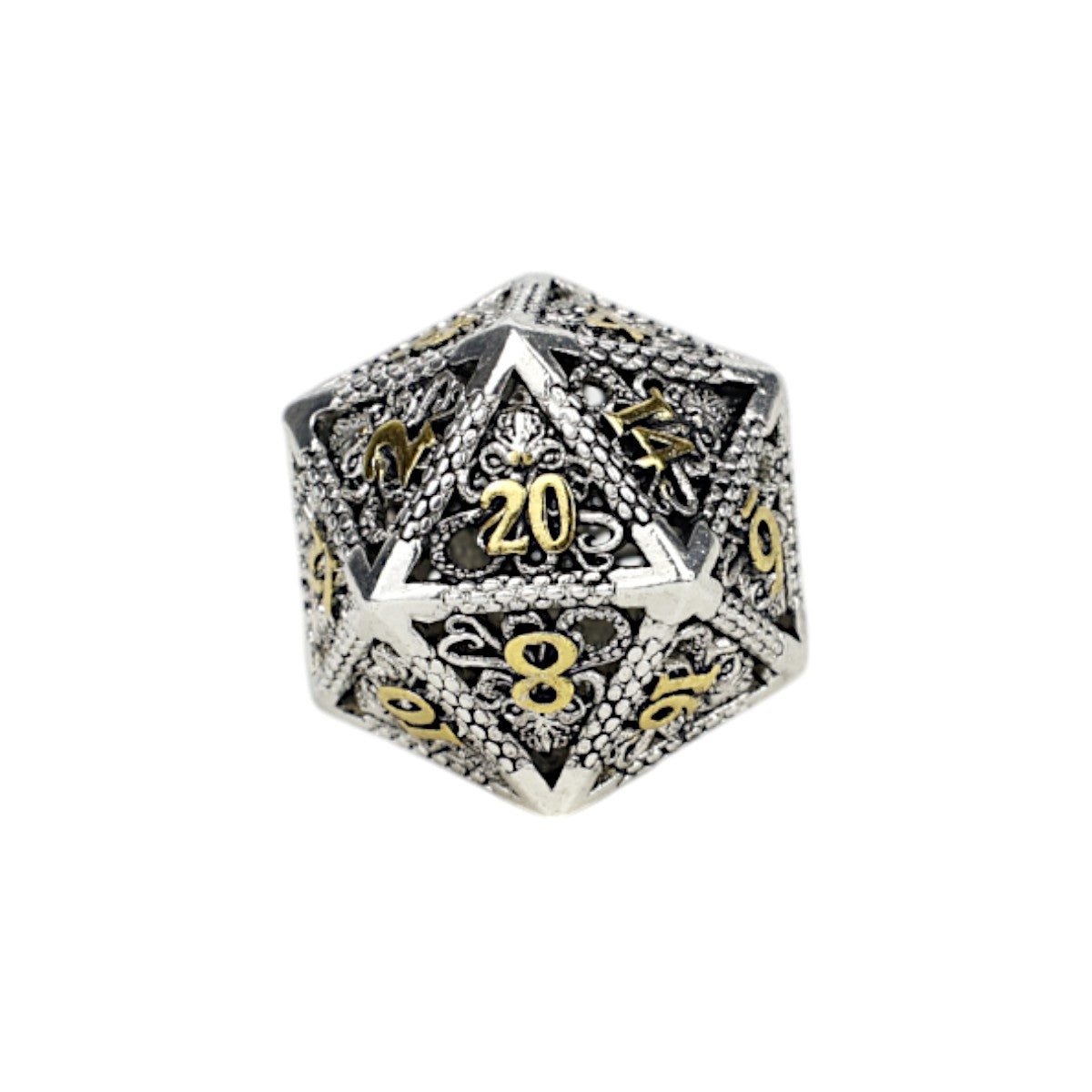 LPG Dice Strange Aeon Dice Set Chrome/Gold