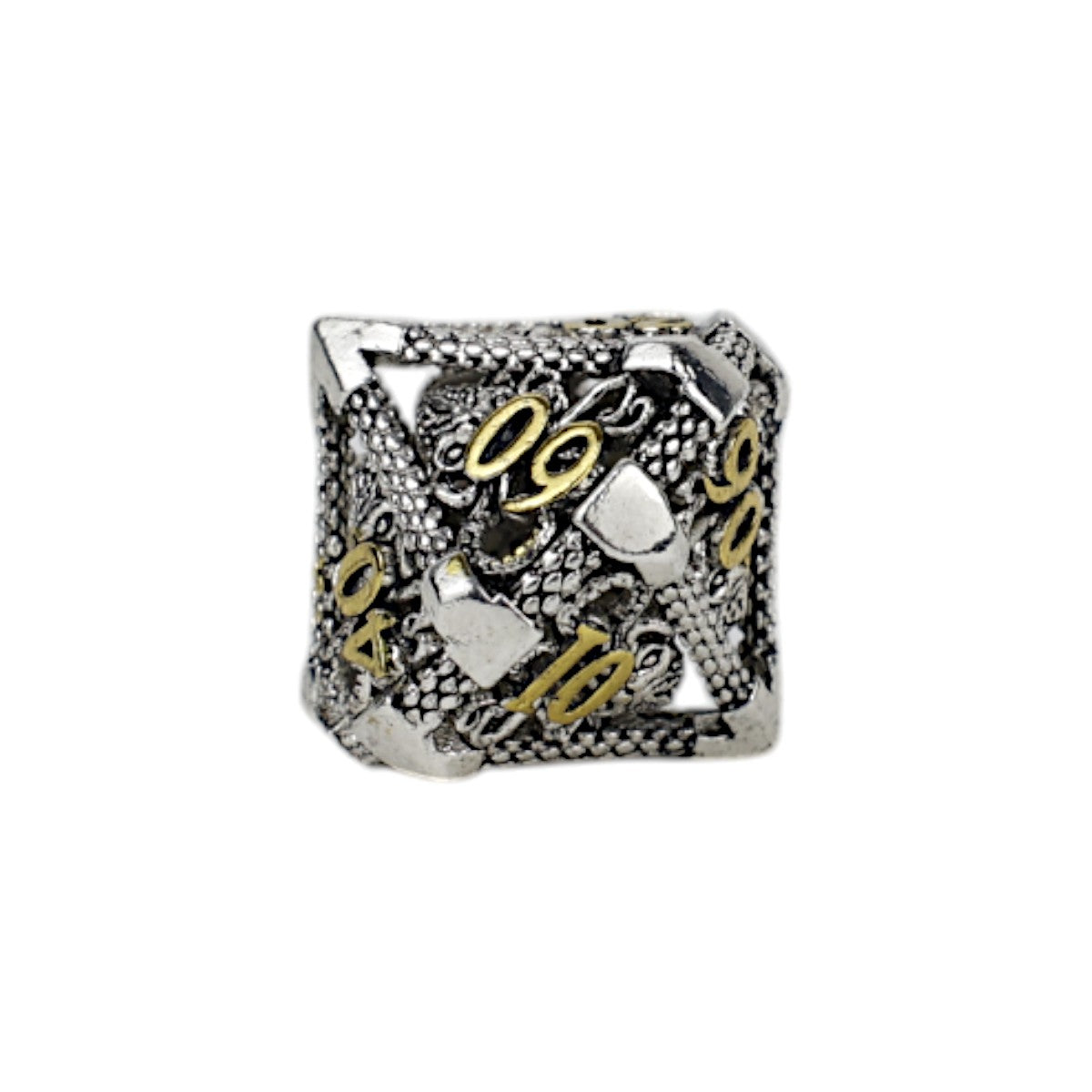 LPG Dice Strange Aeon Dice Set Chrome/Gold