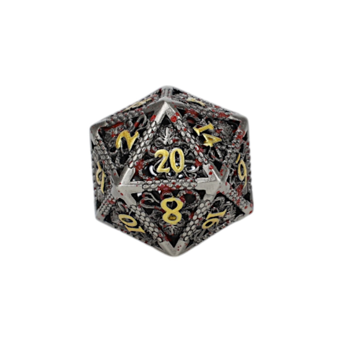 LPG Dice Strange Aeon Dice Set Bloodied Metal