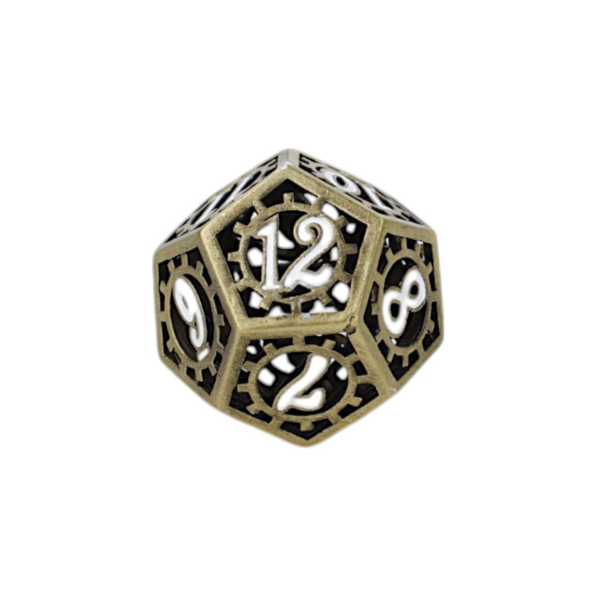 LPG Dice Clockwork Sun Dice Set Tarnished Gold
