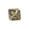 LPG Dice Clockwork Sun Dice Set Tarnished Gold