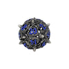 LPG Dice Xeno Hollow Dice Set Steel/Blue