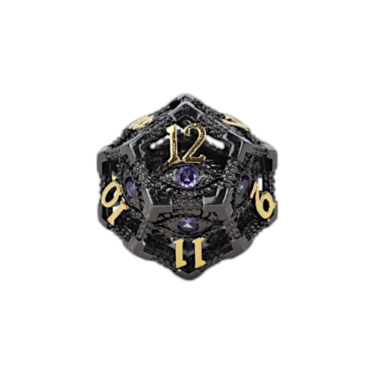 LPG Dice Scaled Eye Dice Set Black/Gold