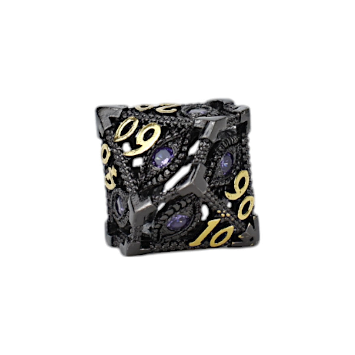 LPG Dice Scaled Eye Dice Set Black/Gold