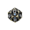 LPG Dice Scaled Eye Dice Set Tarnished Gold/Blue