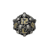 LPG Dice Tentacular Dice Set Chrome/Gold