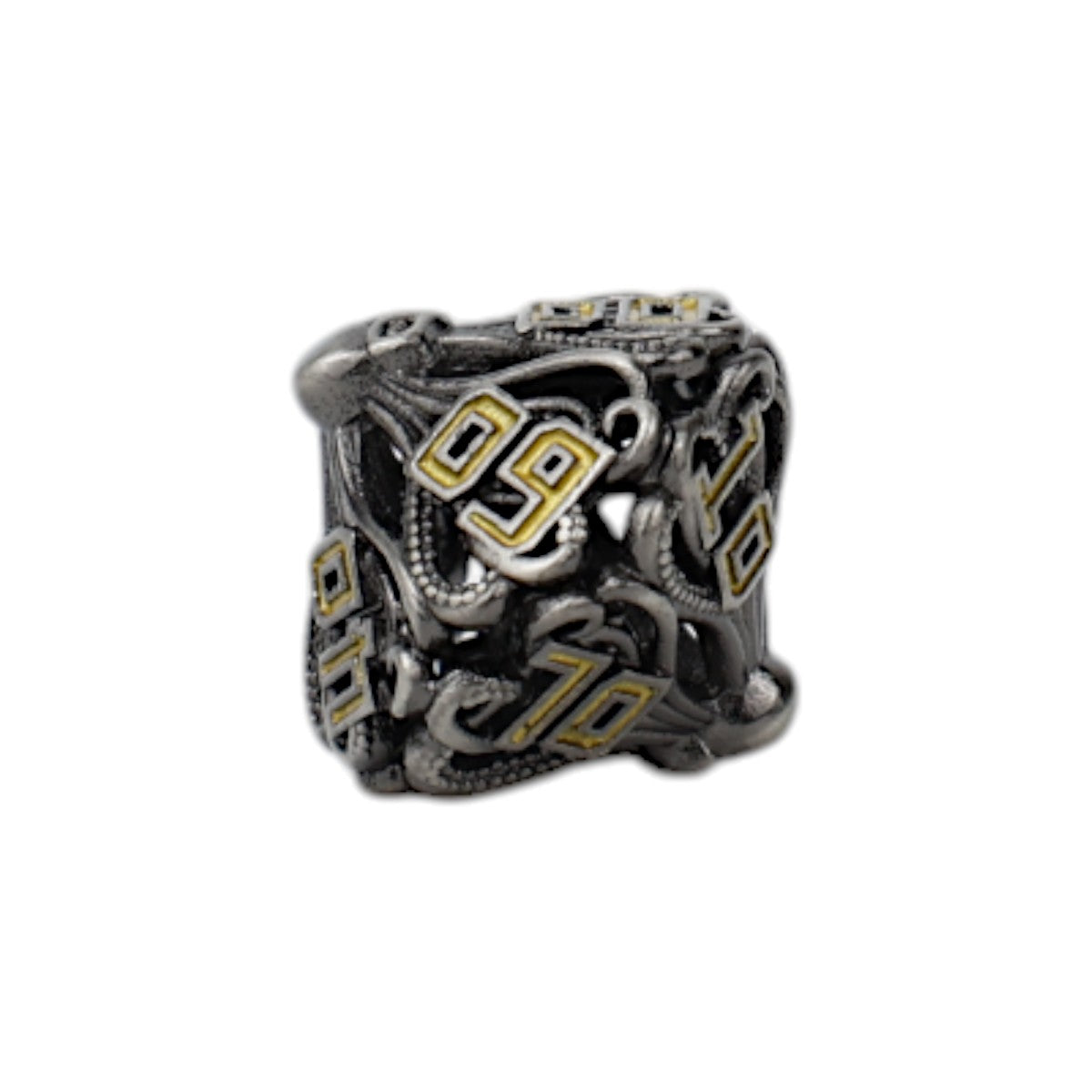 LPG Dice Tentacular Dice Set Chrome/Gold