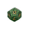 LPG Dice Celtic Hollow Dice Set Old Gold