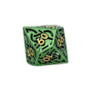 LPG Dice Celtic Hollow Dice Set Old Gold