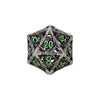 LPG Dice Dragon Hollow Dice Set Metal/Green